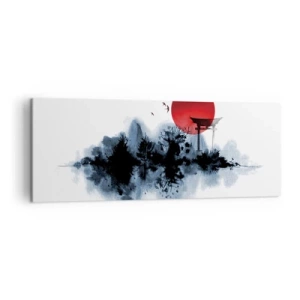 Obraz na plátně - Japonský pohled - 140x50 cm