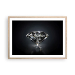 Plakát v rámu světlý dub - Best girls friend - 70x50 cm