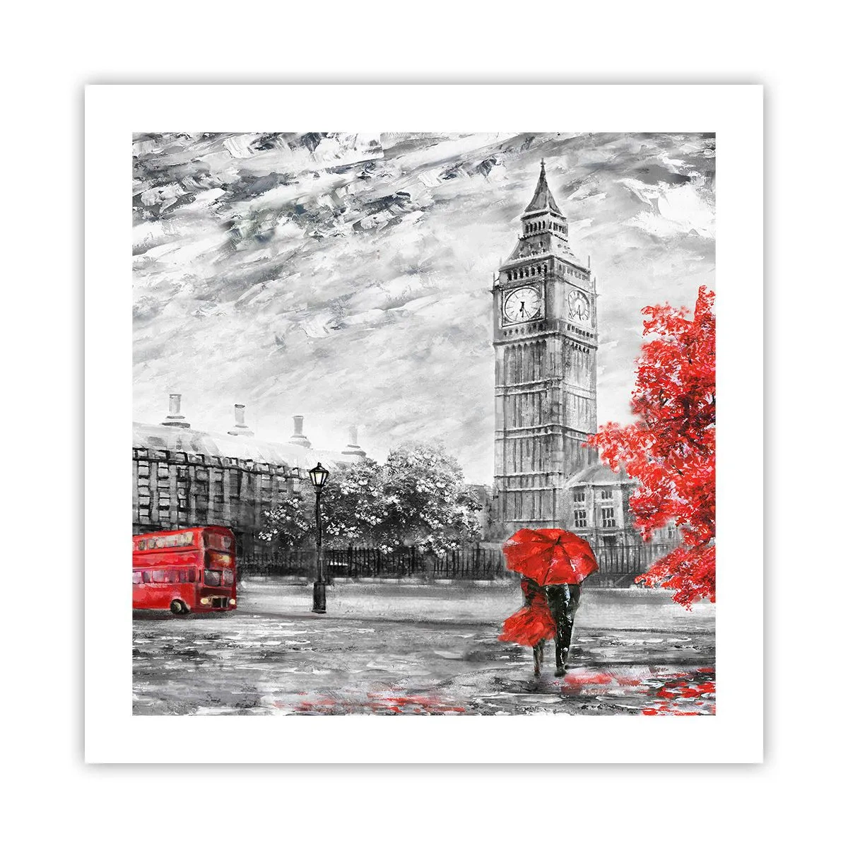 Plakát - Vzrušující den - 50x50 cm