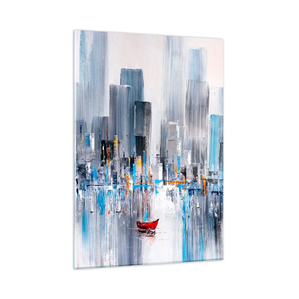 Obraz na skle - Metropole u zálivu - 50x70 cm