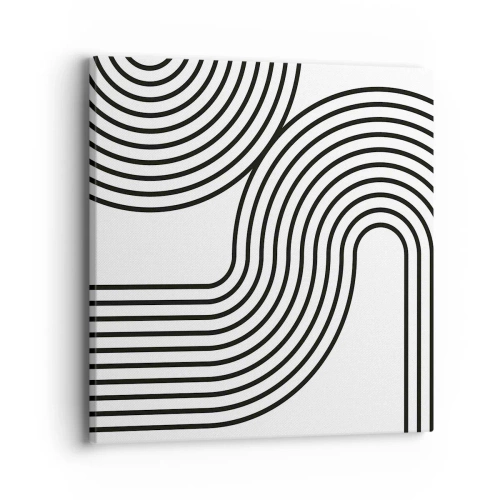 Obraz na plátně - V zatáčce - 40x40 cm