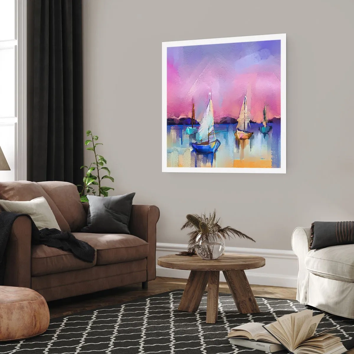 Plakát - Směr: široké vody - 60x60 cm