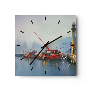 Nástěnné hodiny - Na konci světa - 30x30 cm