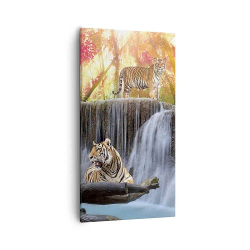 Obraz na plátně - Surrealistická krajina    - 55x100 cm