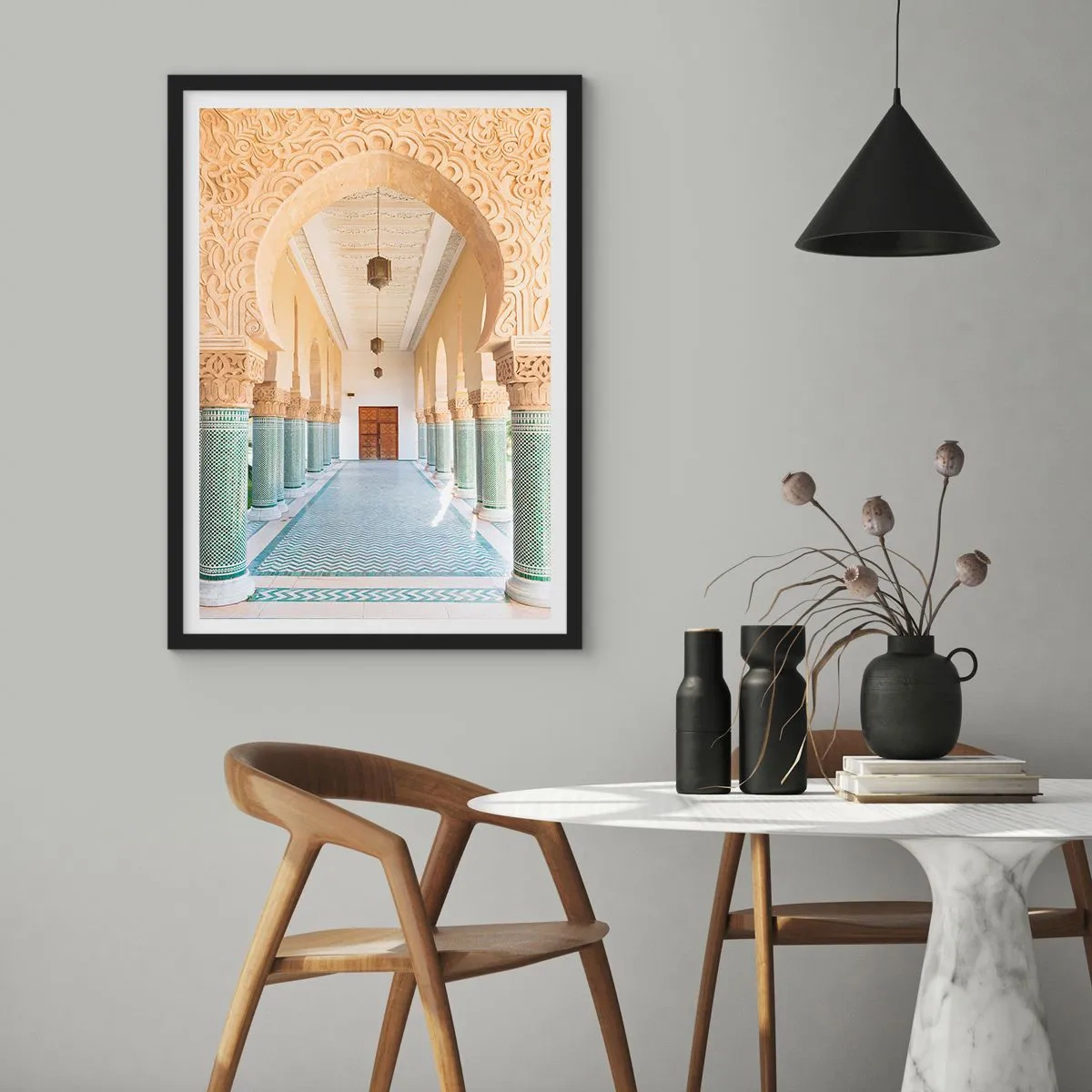 Plakát v černém rámu - Z příběhů Šeherezády - 70x100 cm