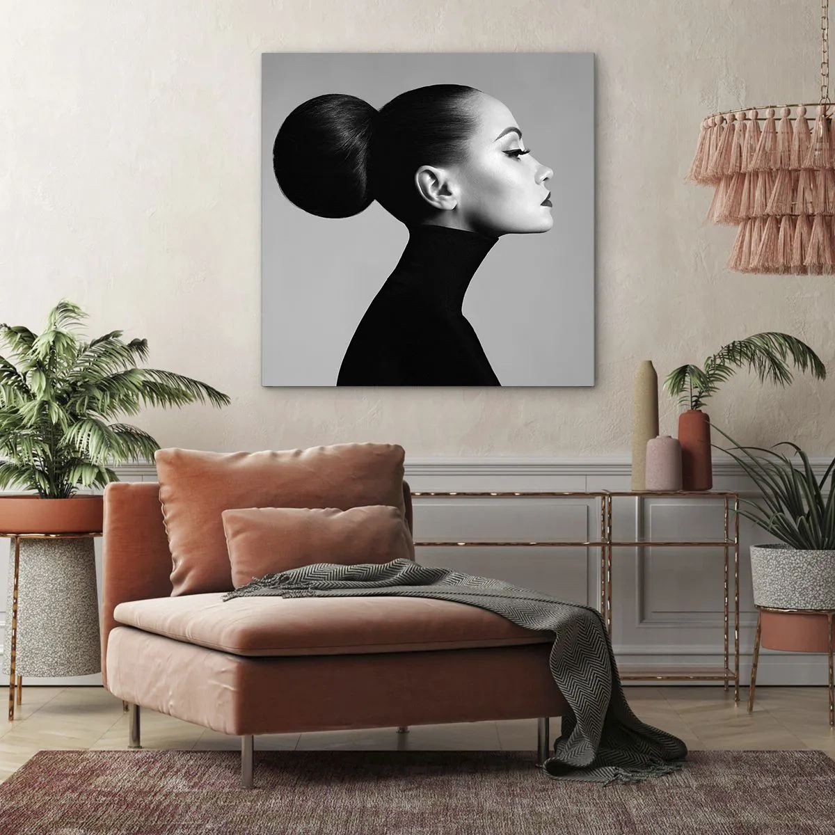 Obraz na plátně - Moderní Nefertiti - 60x60 cm