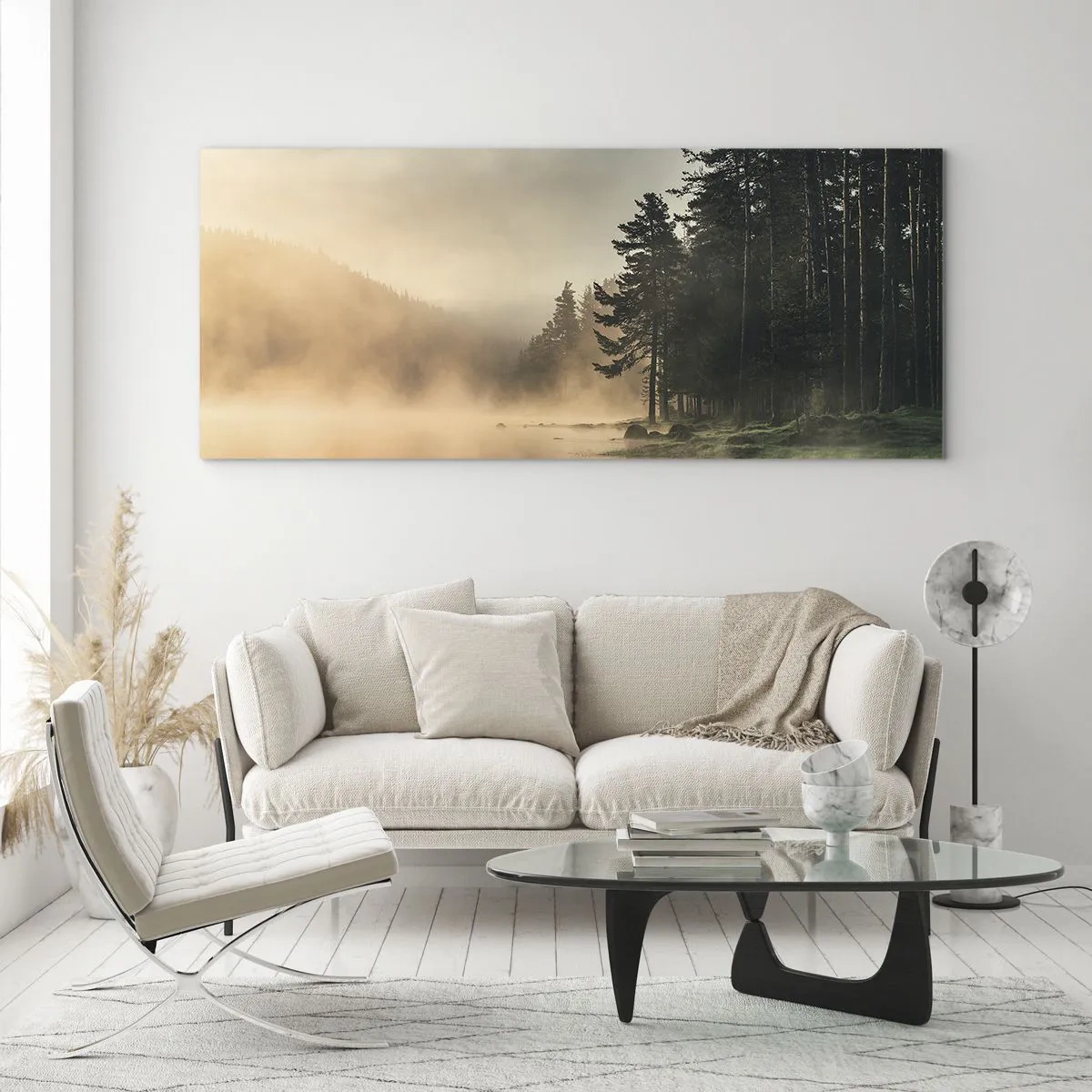 Obraz na skle - Zrození dne - 90x30 cm