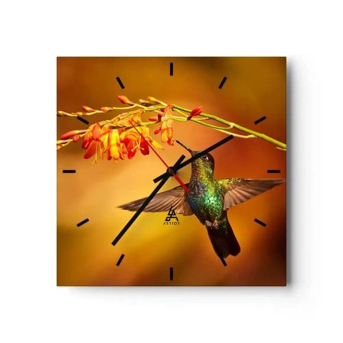 Nástěnné hodiny - Posel světla podle Májů - 30x30 cm