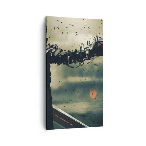 Obraz na plátně - Vražedná zbraň - tvůj vlastní terminátor - 45x80 cm