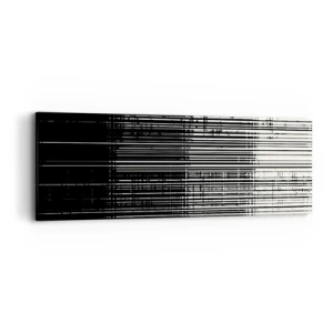 Obraz na plátně - Vlny a vibrace - 90x30 cm