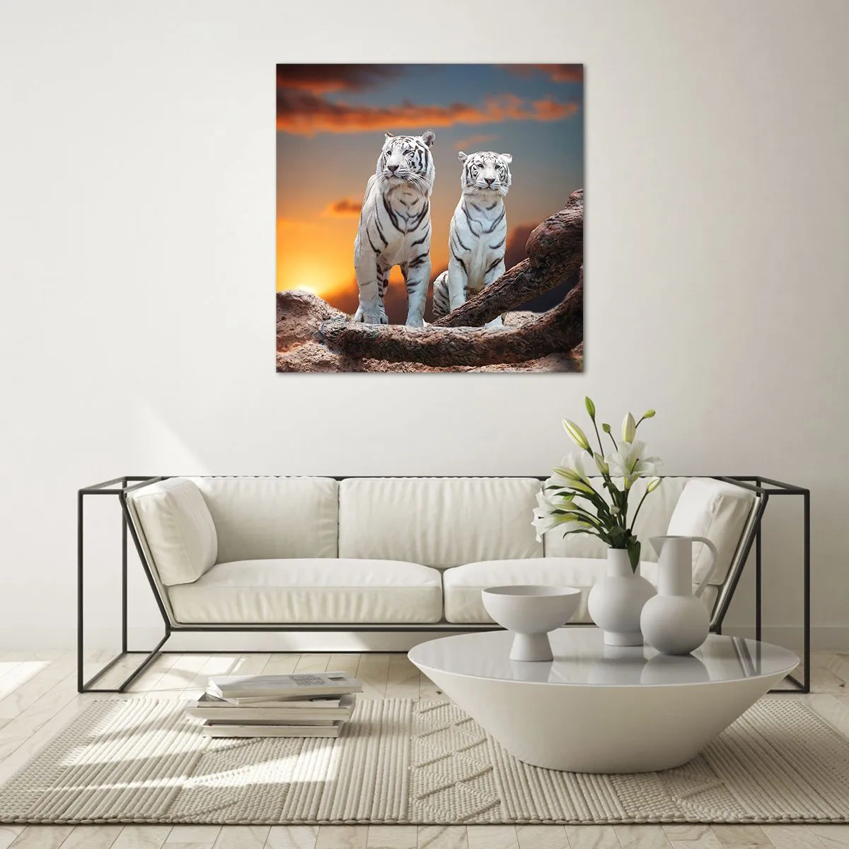 Obraz na skle - Úplně jako v Narnii - 30x30 cm