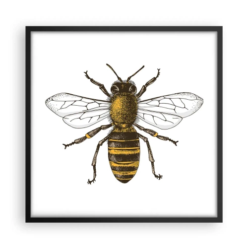 Plakát v černém rámu - Krásná a dobrá - 50x50 cm