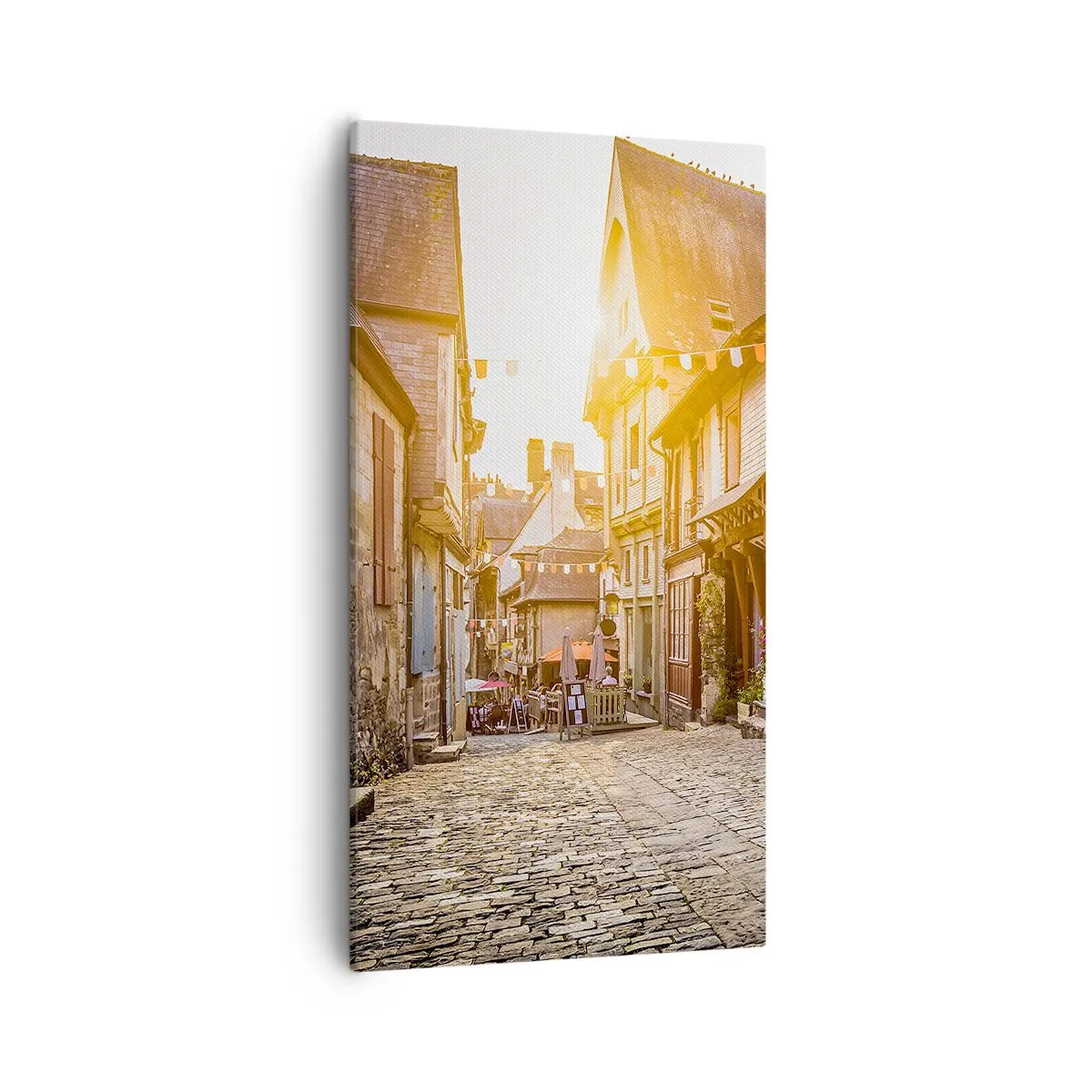 Obraz na plátně - Bílý duch městečka - 55x100 cm
