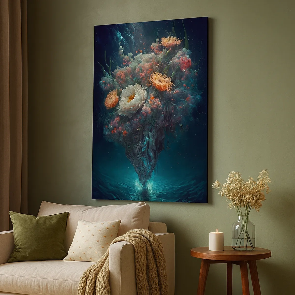 Obraz na plátně - Podivná zahrada - 50x70 cm