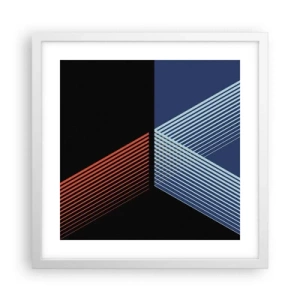 Plakát v bílém rámu - Jednoduchý příběh - 40x40 cm