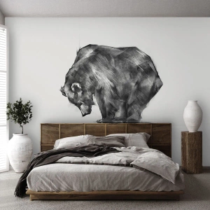 Fototapeta Samolepicí Deluxe Sticker - Je příjemné se sekat s někým blízkým - Abstrakce, Lední medvěd, Příroda - 200x140 cm