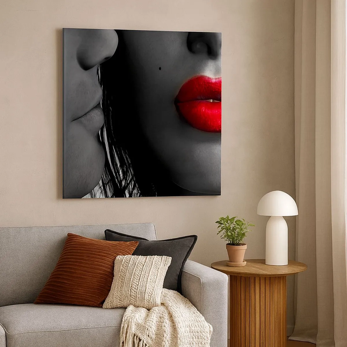 Obraz na plátně - Tvář u tváře  - 30x30 cm