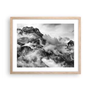 Plakát v rámu světlý dub - Krásné a kruté - 50x40 cm