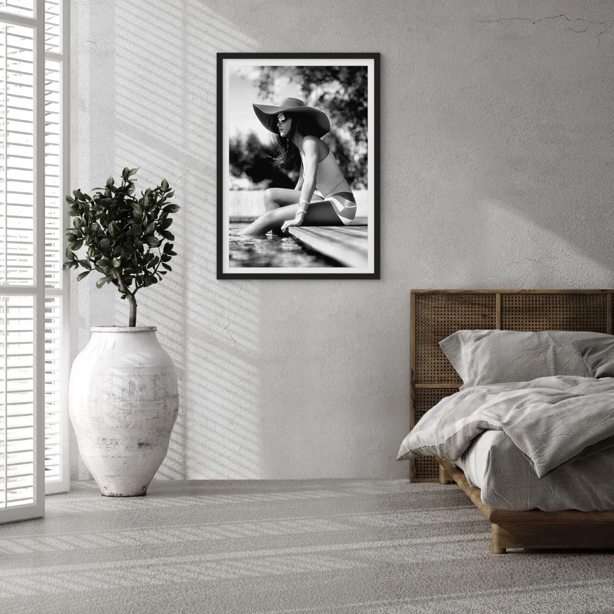 Plakát v černém rámu - Letní sen - 61x91 cm