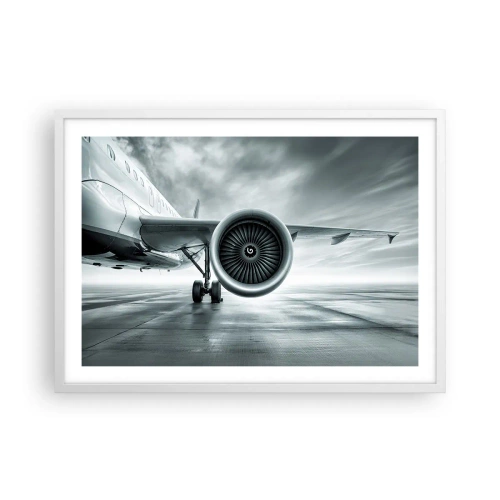 Plakát v bílém rámu - Toto je síla! - 70x50 cm