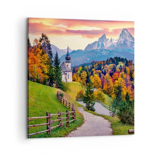 Obraz na plátně - Naprosto ideální krajina - 60x60 cm