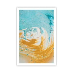 Plakát - Pastelový vír - 61x91 cm