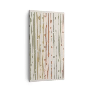 Obraz na plátně - Hudební záznam barev - 55x100 cm