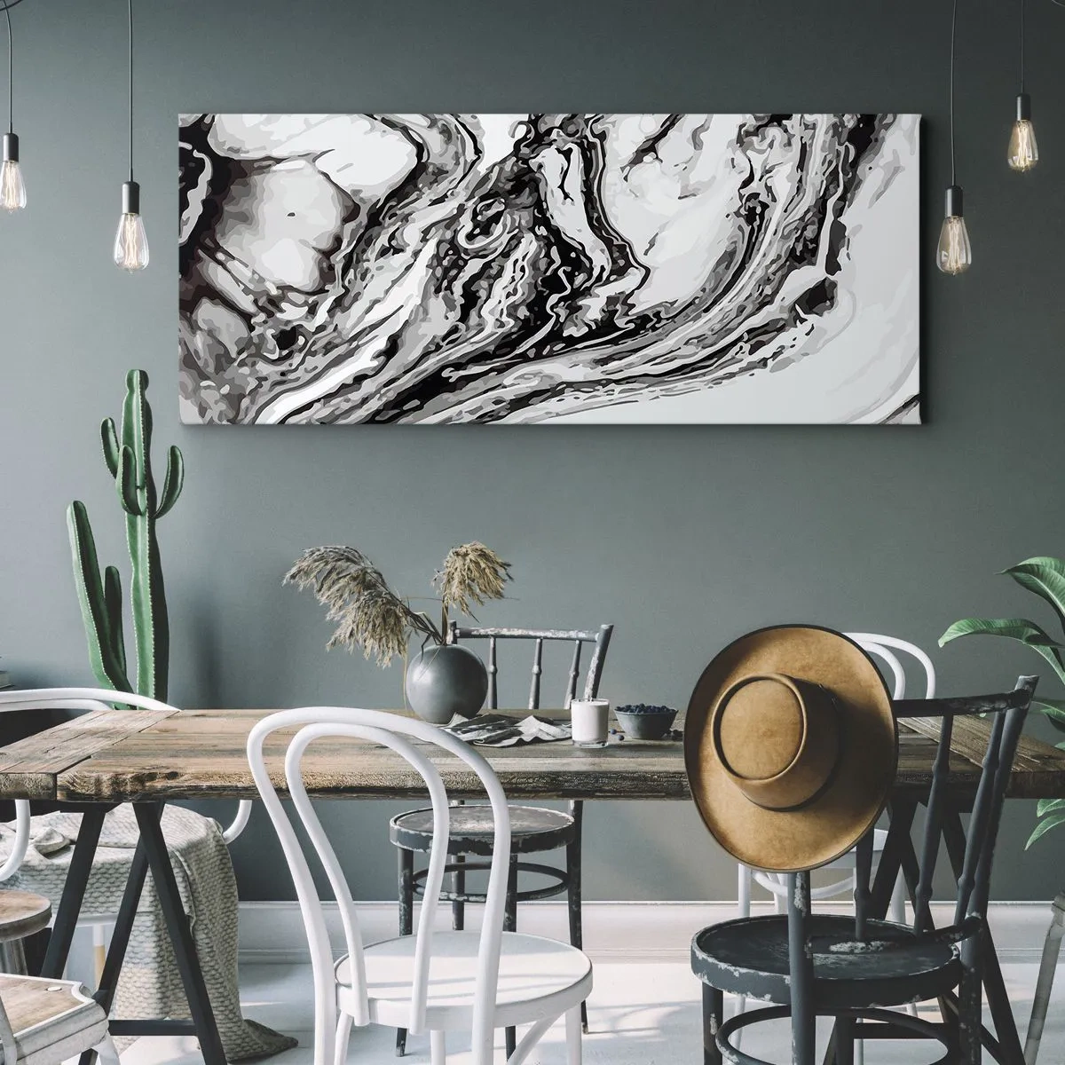Obraz na plátně - Na začátku byl chaos - 120x50 cm