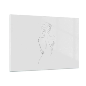Obraz na skle - Hudba těla - 100x70 cm