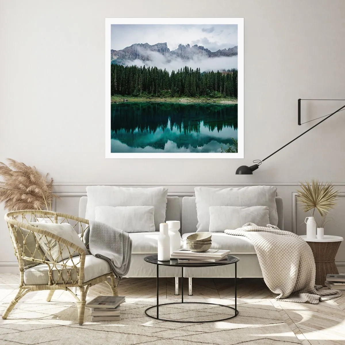 Plakát - Tiše, tiše, neprobuďme spící vodu…. - 60x60 cm