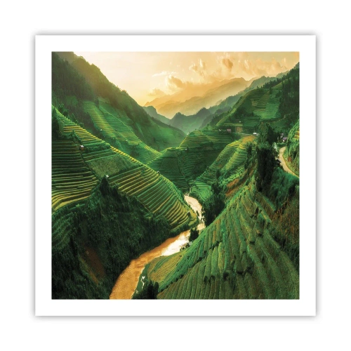 Plakát - Vietnamské údolí - 60x60 cm