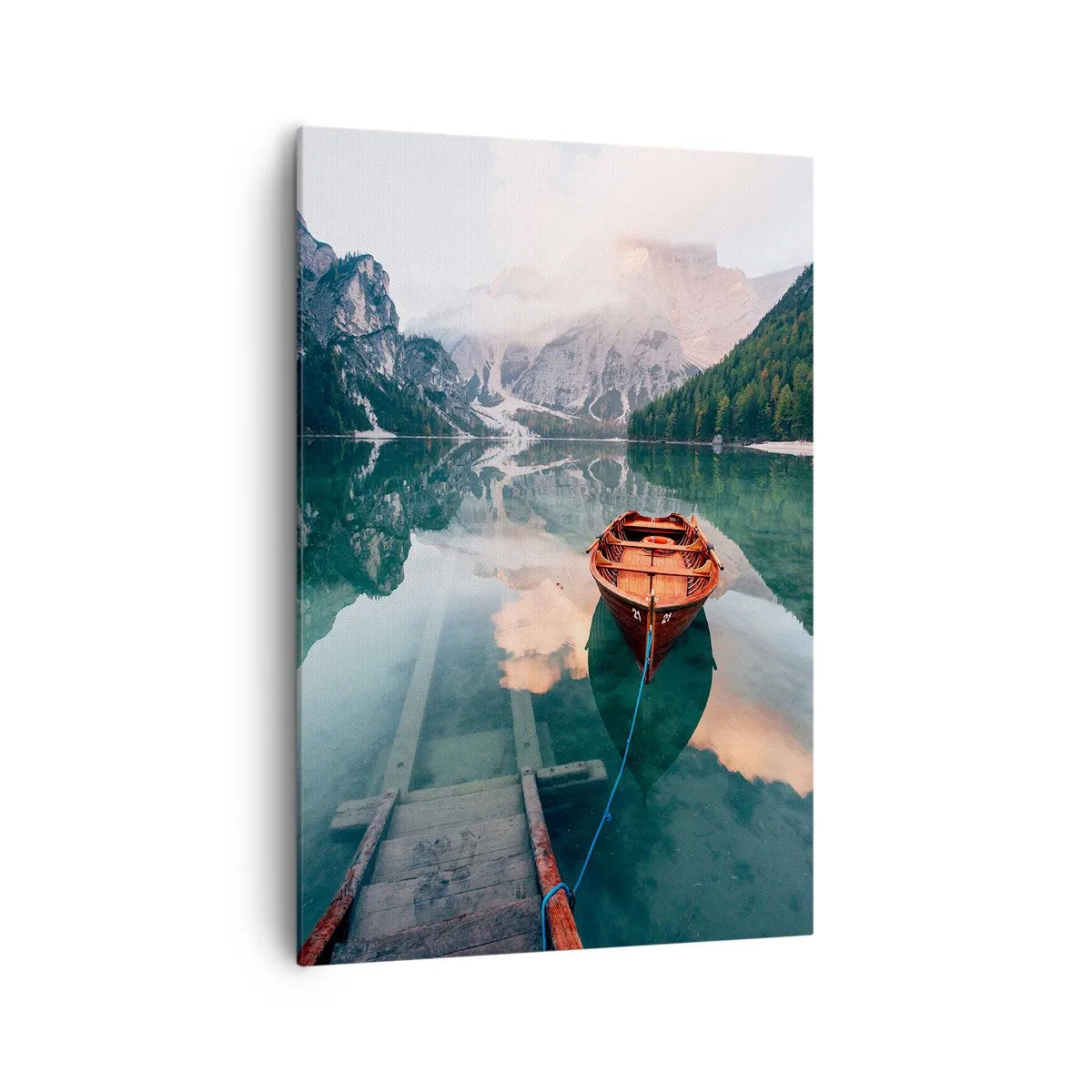 Obraz na plátně - Klidný spánek hor - 70x100 cm