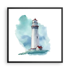 Plakát v černém rámu - Něžná sestra blankytu - 60x60 cm