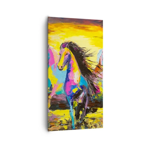 Obraz na plátně - Ponořené do duhy - 65x120 cm