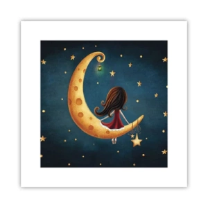 Plakát - Kdysi dávno… - 30x30 cm