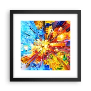 Plakát v černém rámu - In medias res - 30x30 cm