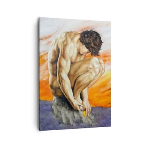 Obraz na plátně - Ponořen do sebe - 50x70 cm