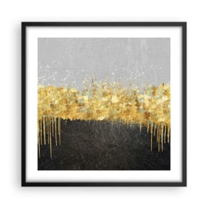Plakát v černém rámu - Dovnitř a vzhůru - 50x50 cm