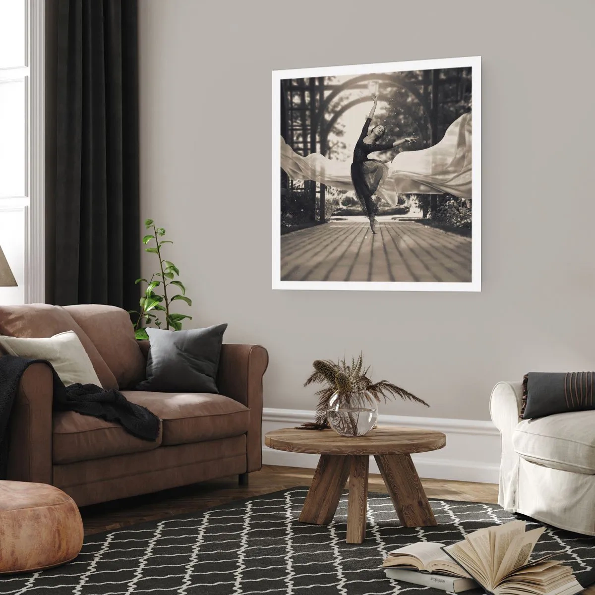 Plakát - Tanec ducha zahrady - 40x40 cm