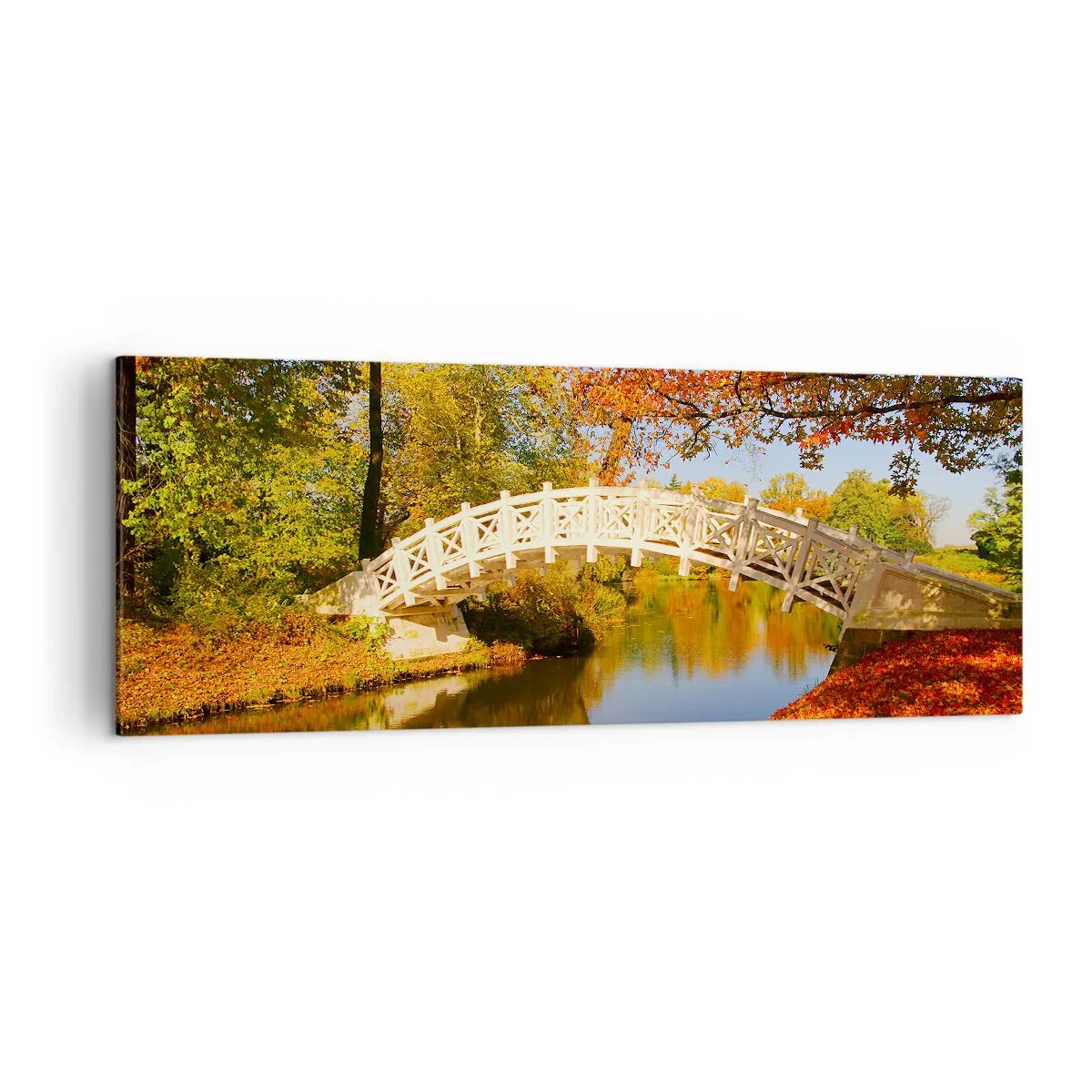 Obraz na plátně - Na bílém můstku vzdechů - 140x50 cm