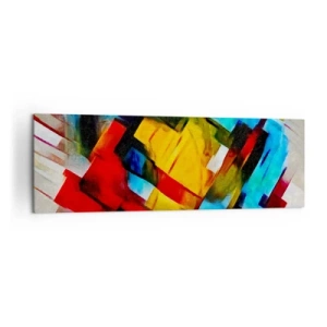 Obraz na plátně - Vícebarevné vrstvy - 160x50 cm