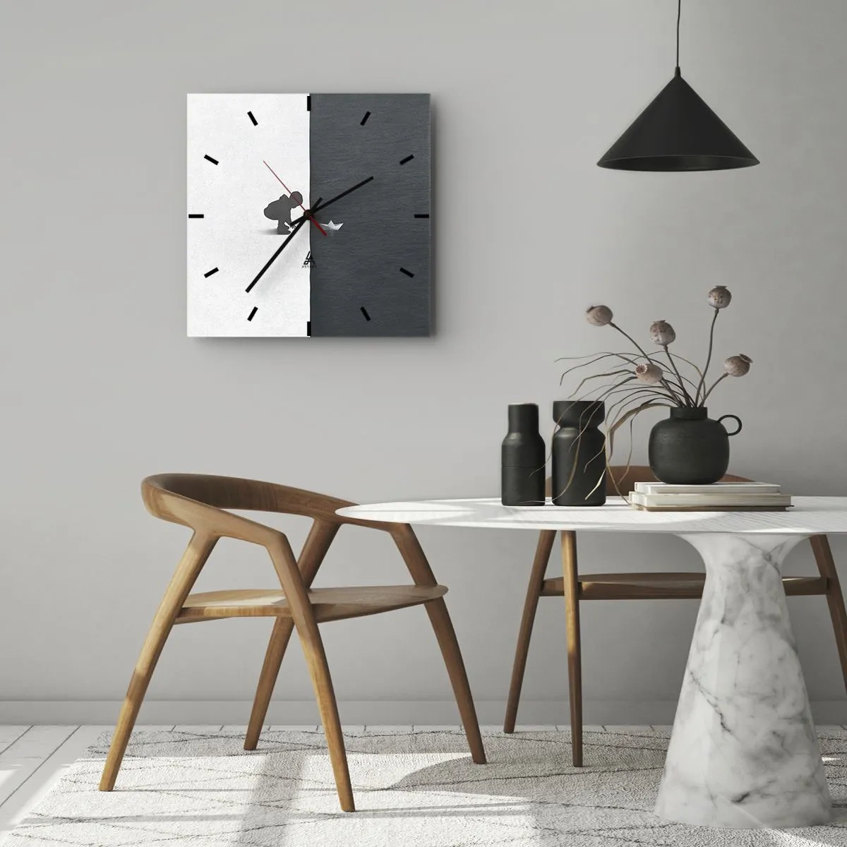 Nástěnné hodiny - Velká výprava - 30x30 cm