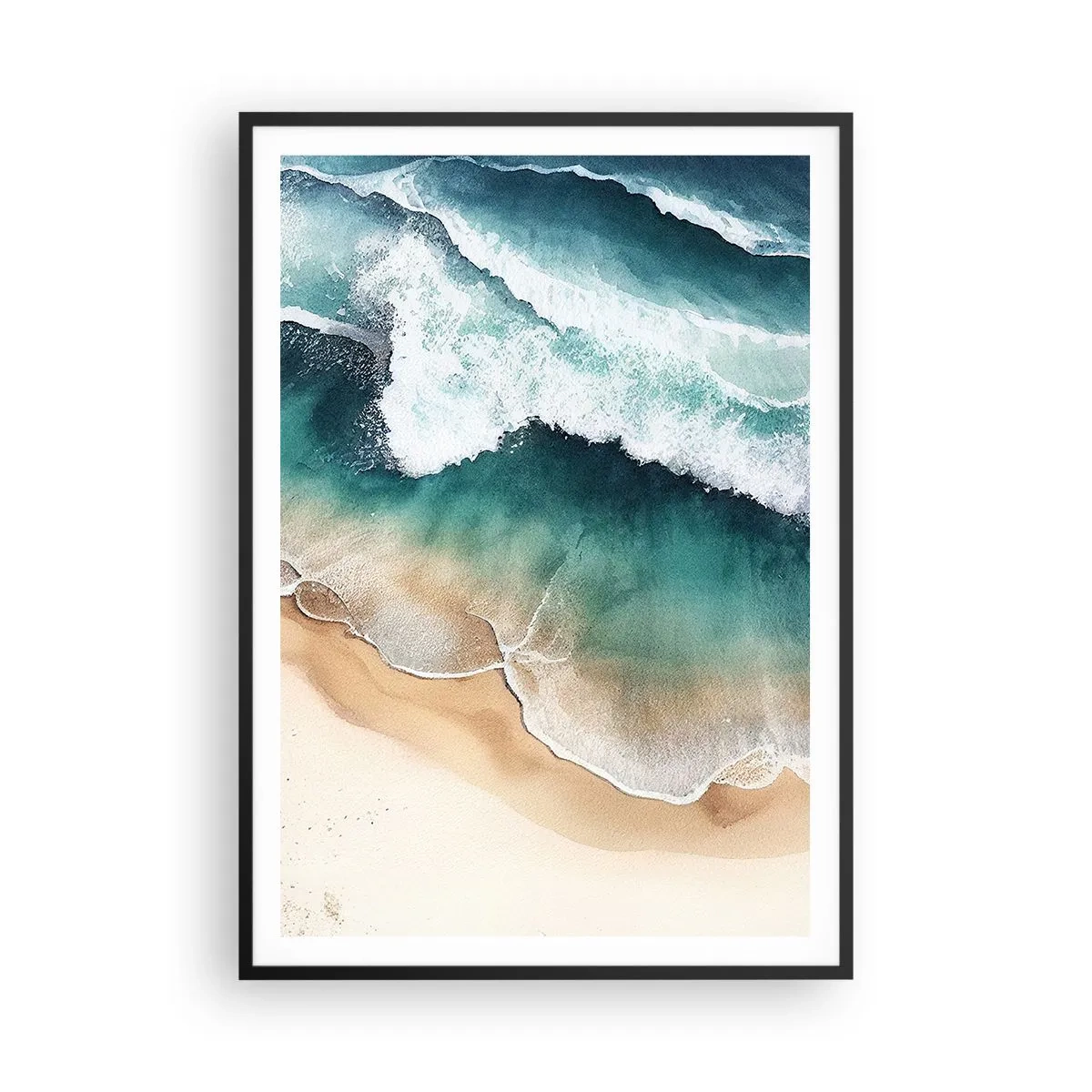 Plakát v černém rámu - Odvěké setkání - 70x100 cm