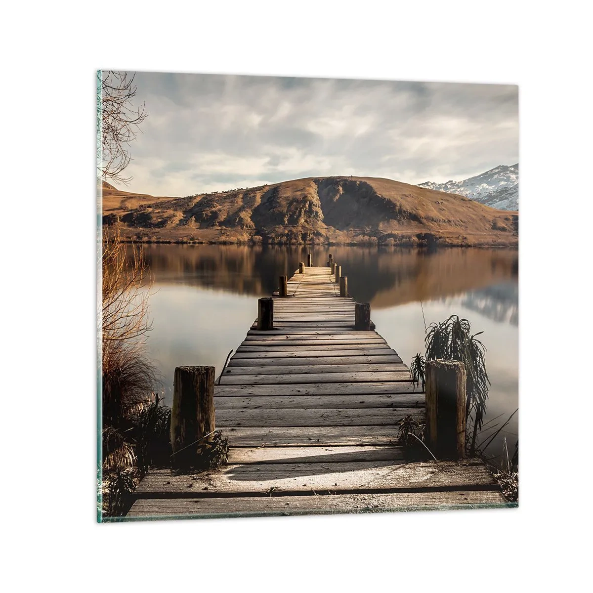 Obraz na skle - Krajina v tichu - 30x30 cm