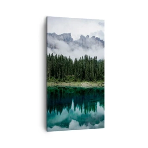 Obraz na plátně - Tiše, tiše, neprobuďme spící vodu…. - 45x80 cm