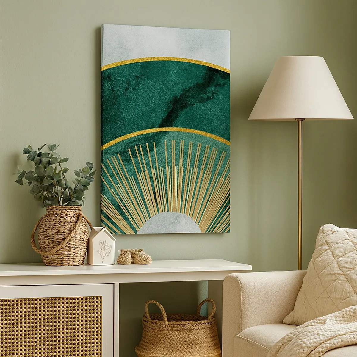 Obraz na plátně - Jiná sluneční soustava - 50x70 cm