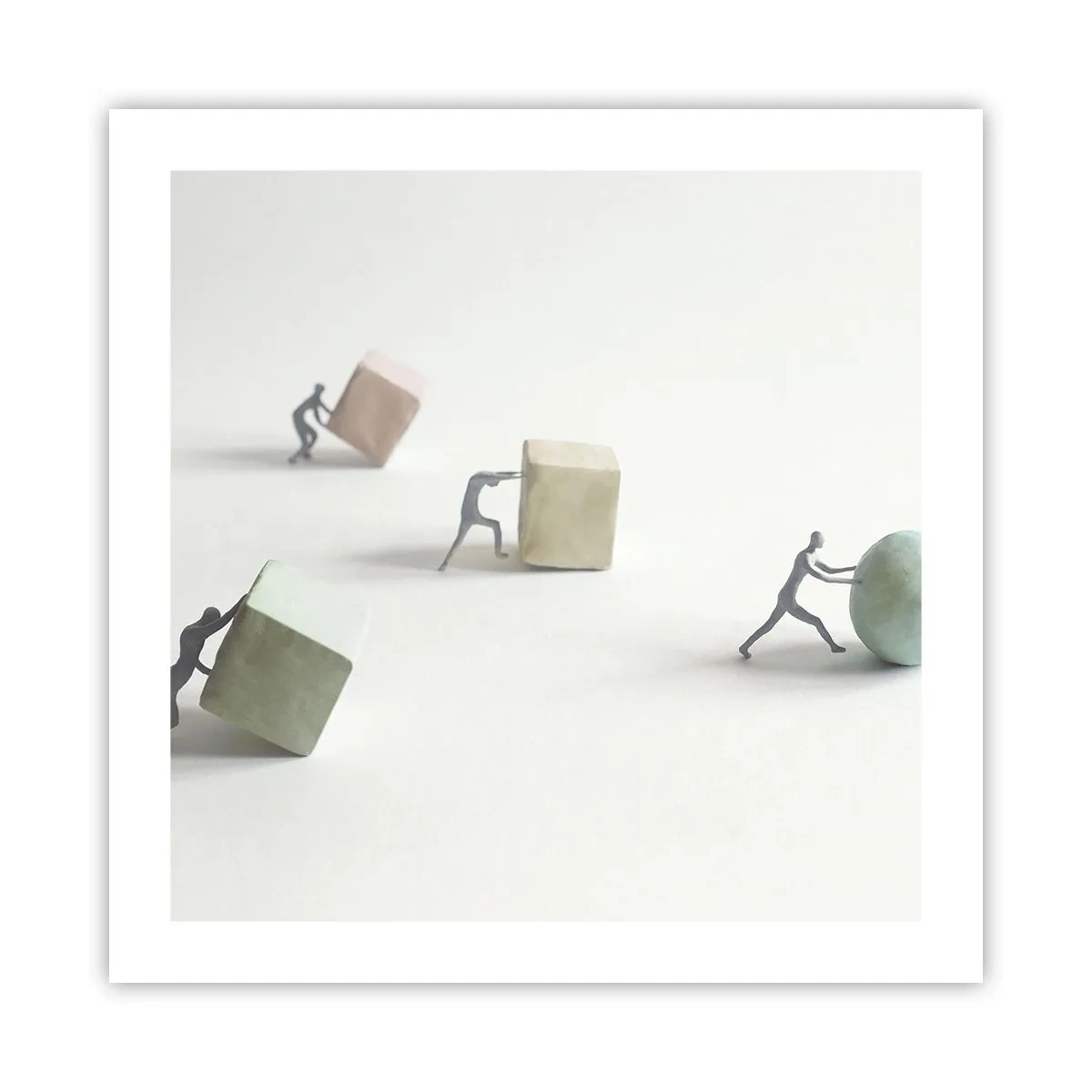 Plakát - Život samotný - 50x50 cm