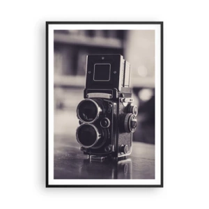 Plakát v černém rámu - Kouzlo staré fotografie - 70x100 cm