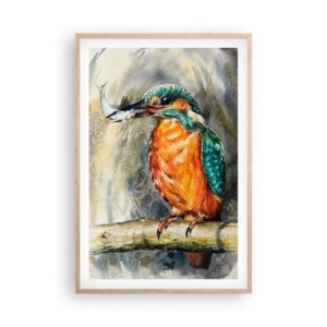 Plakát v rámu světlý dub - Přírodní zákon - 61x91 cm