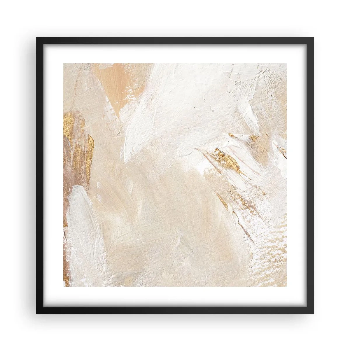 Plakát v černém rámu - Pastelová kompozice - 50x50 cm